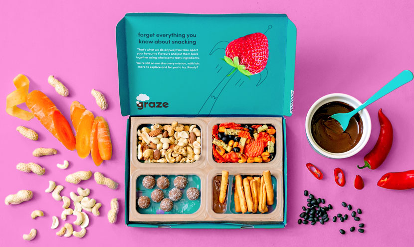Graze, subscription snack box, Unilever snackbox, Graze คือ